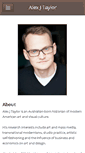 Mobile Screenshot of alexjtaylor.com